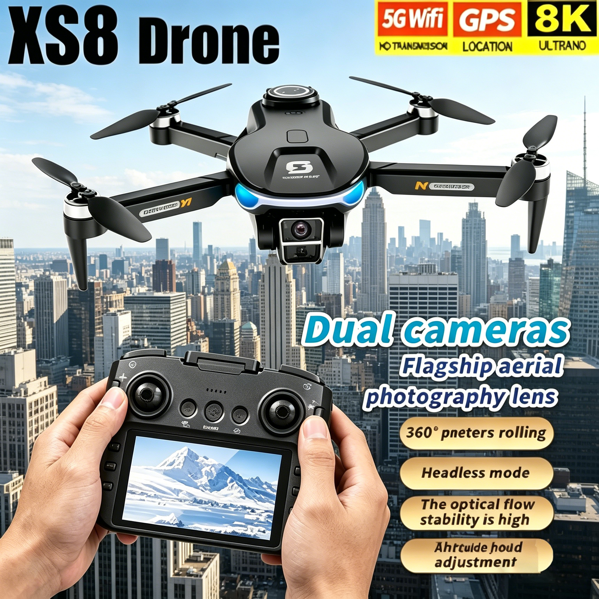Drone Gps Module - HD 8K Professional GPS Drone with