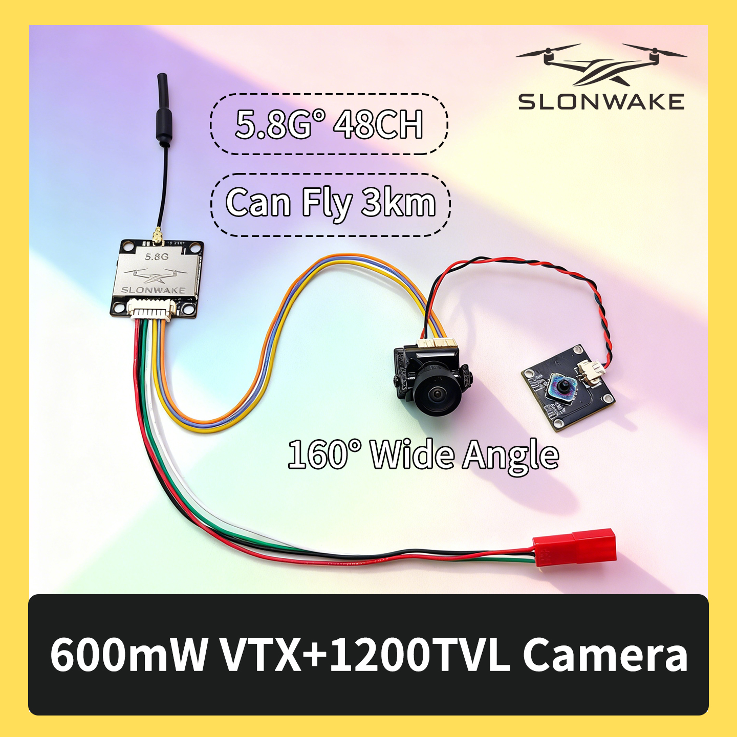 SLONWAKE 5.8G 600mW 7-24V FPV  - Drone Frame 리뷰 및 가격