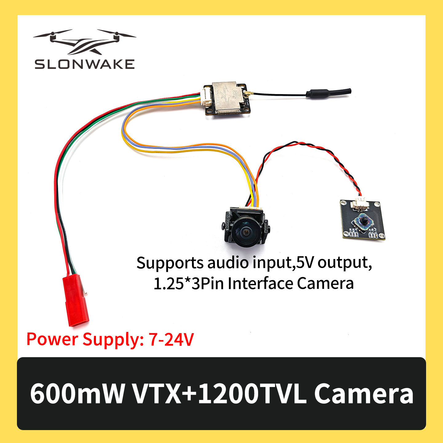 SLONWAKE 5.8G 600mW 7-24V FPV  - Drone Frame 리뷰 및 가격