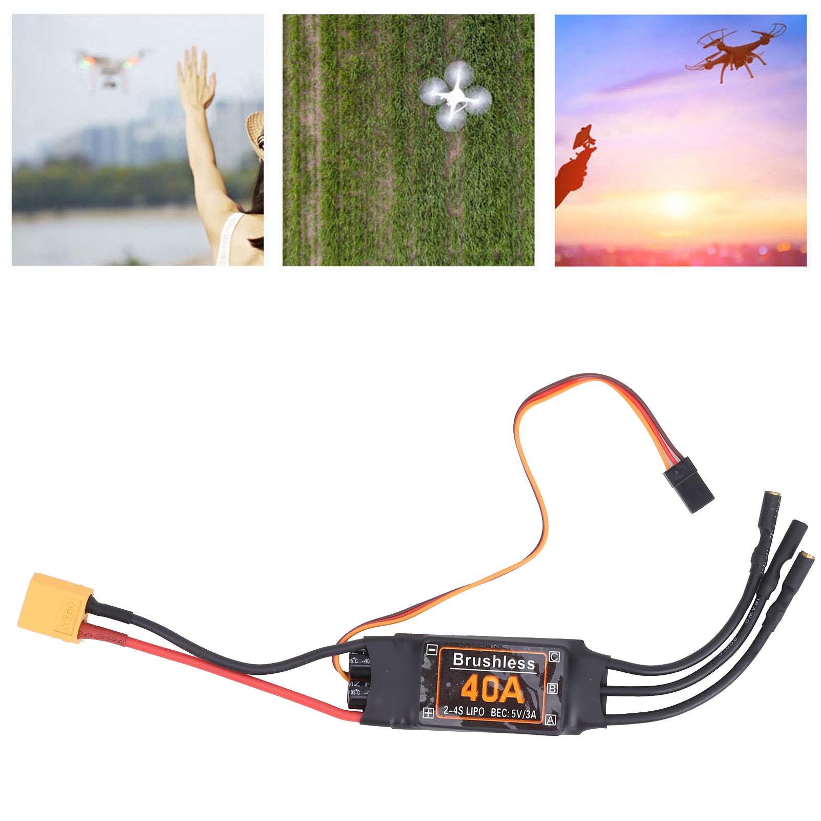 40A Brushless ESC Speed Contro - Drone Esc 리뷰 및 가격