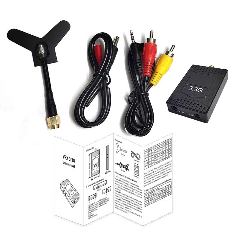 3.3GHz FPV VTX/VRX  3W Analog  - Drone Transmitter 리뷰 및 가격