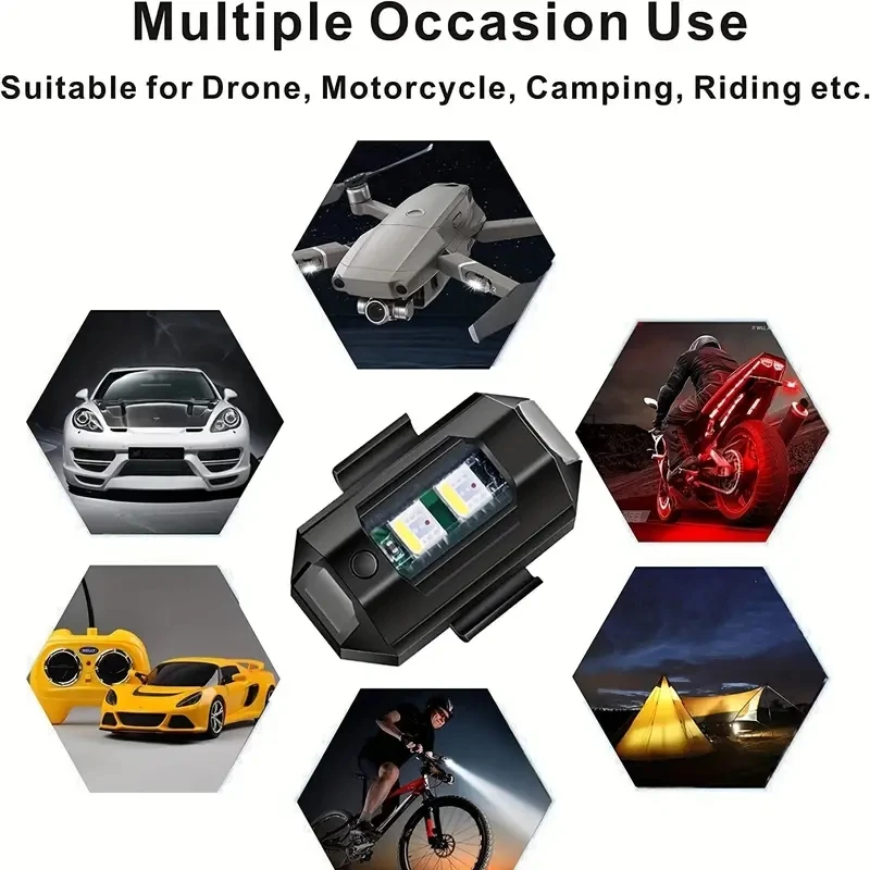 1Pcs Remote LED RGB Anti-colli - Drone Led Light 리뷰 및 가격