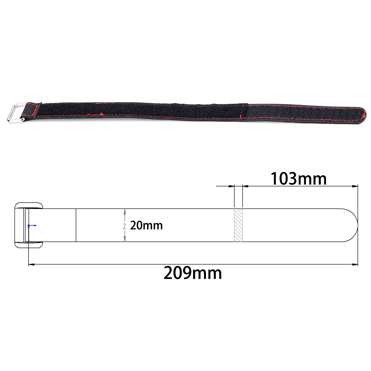 TCRC 2PCS 20x300MM Kevlar Stit - Drone Battery Strap 리뷰 및 가격