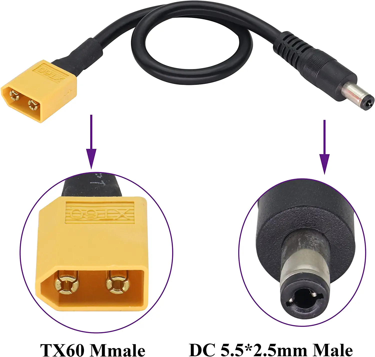 XT60 Adapter Cable XT60 Male t - Drone Compass 리뷰 및 가격