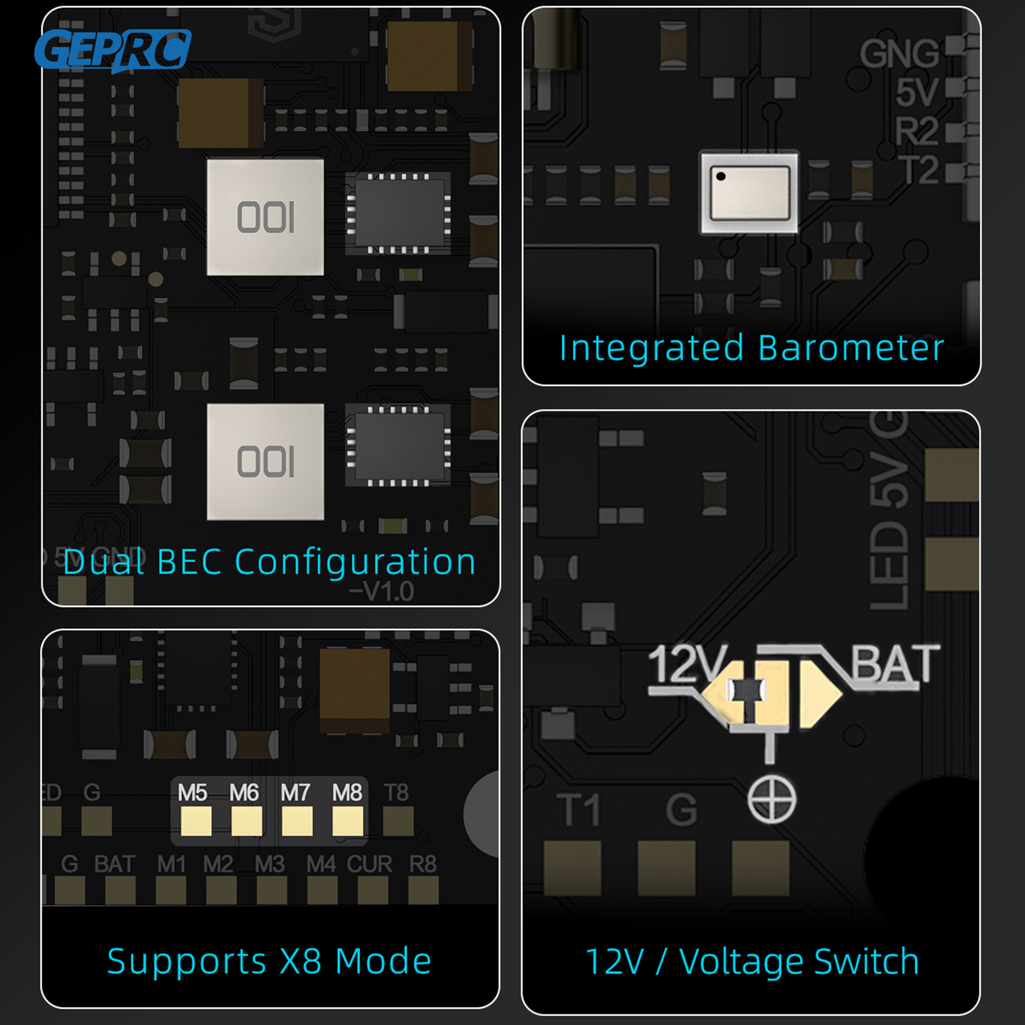 GEPRC TAKER H743 BT 32Bit 65A  - Drone Esc 리뷰 및 가격