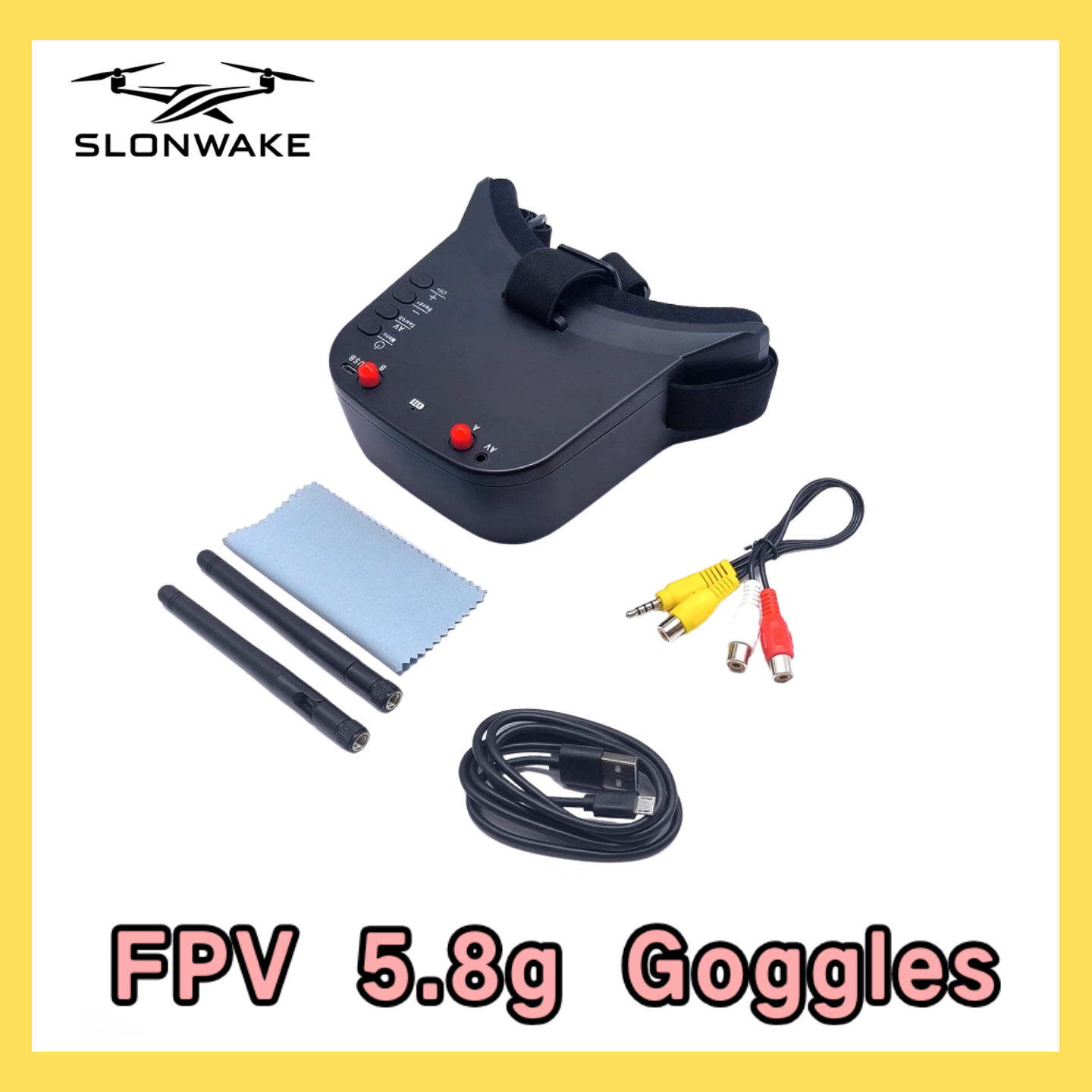 SLONWAKE 5.8G 48CH FPV 400mw V - Drone Frame 리뷰 및 가격