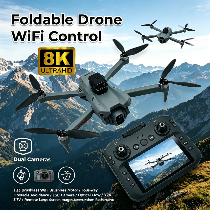 2026 New T33 RC Drone 8K Camer - Drone Gps Module 리뷰 및 가격