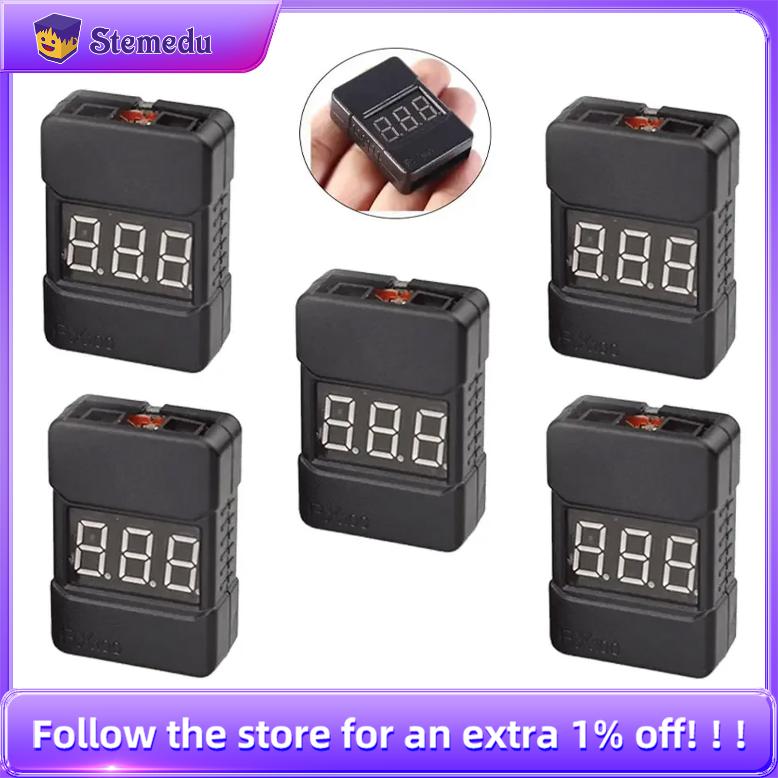 BX100 1-8S Lipo Battery Voltag - Drone Buzzer 리뷰 및 가격